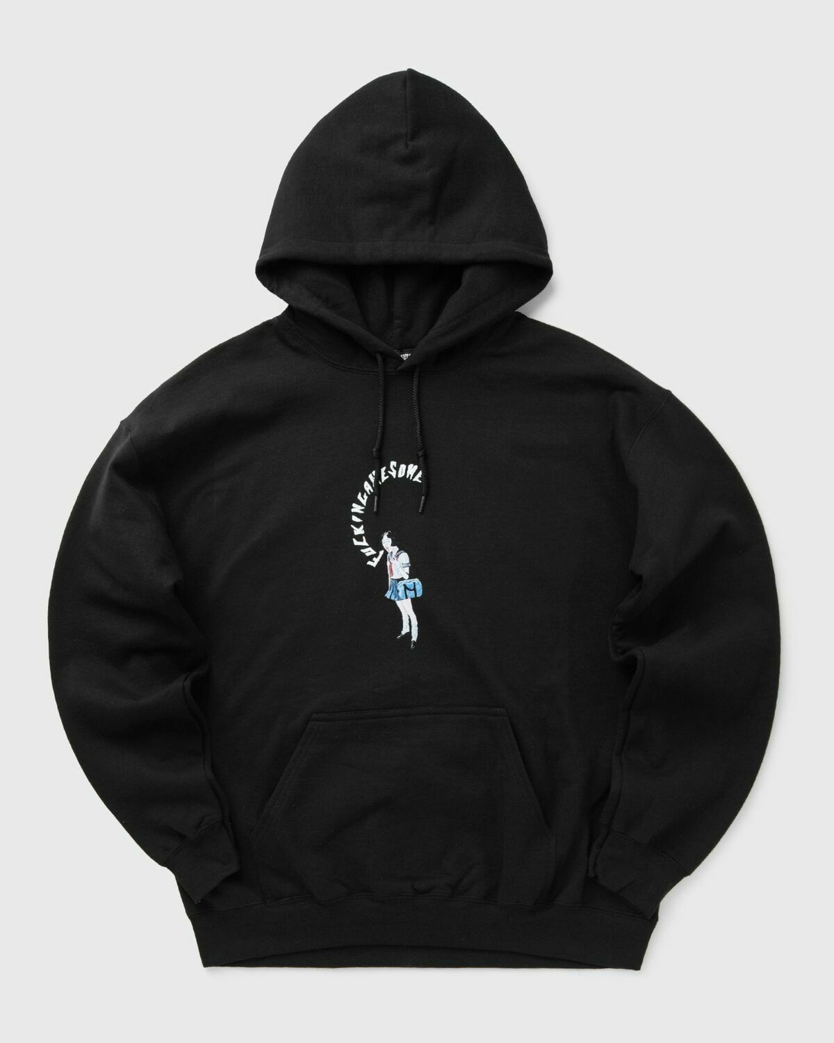 Fucking Awesome Mouth Girl Hoodie Black Mens Hoody