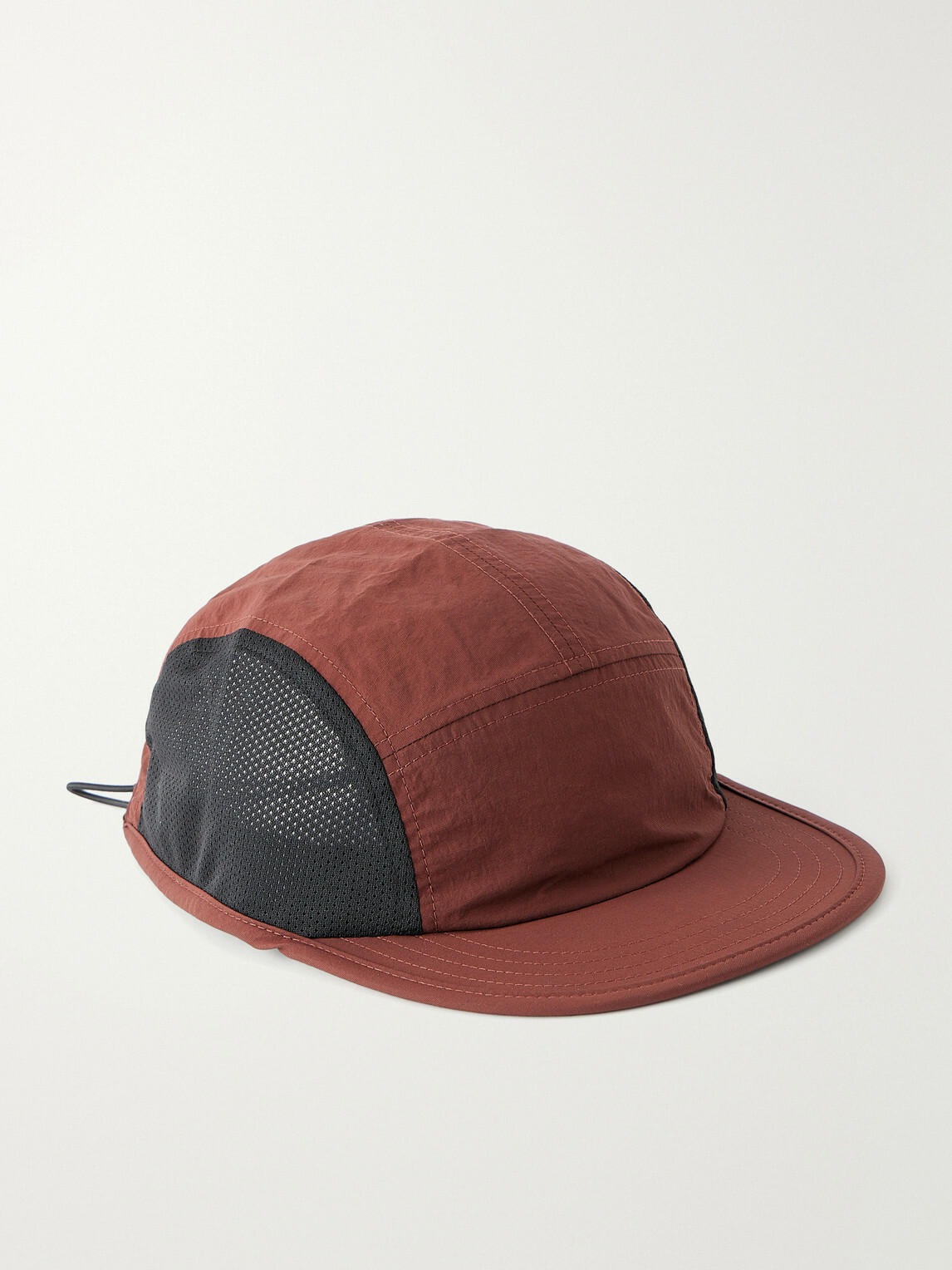 DISTRICT VISION - Logo-Appliquéd Panelled Shell and Mesh Cap