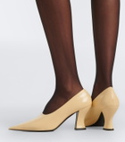 Khaite Colleen leather pumps