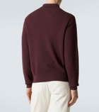 Brioni Cotton, silk and cashmere polo sweater