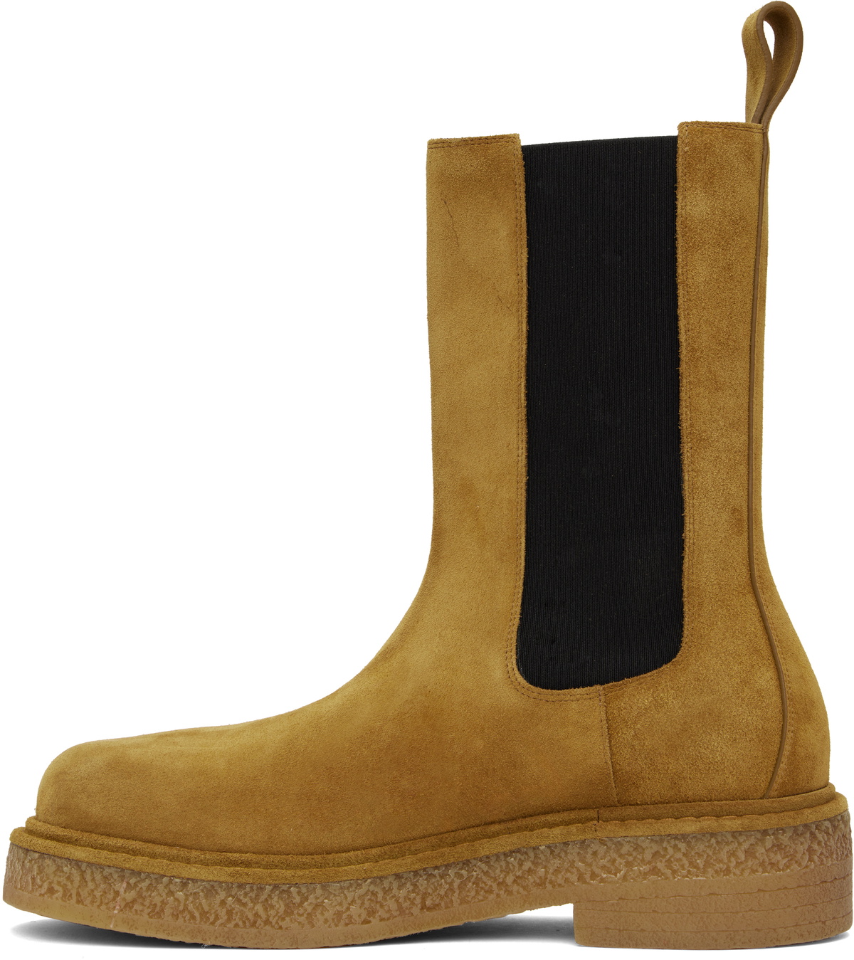 Bottega Veneta Tan Haddock Chelsea Boots