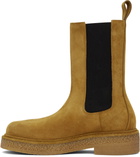 Bottega Veneta Tan Haddock Chelsea Boots
