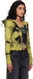Ottolinger Yellow Sutured Zip Hoodie