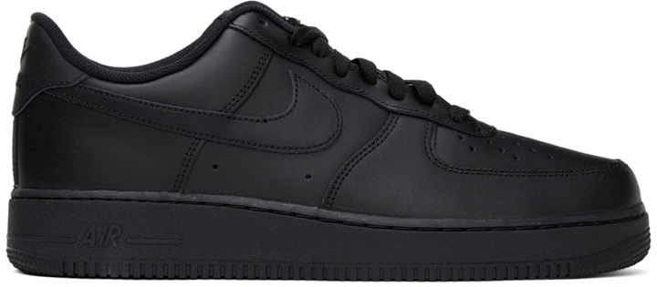 Photo: Nike Black Air Force 1 '07 Sneakers