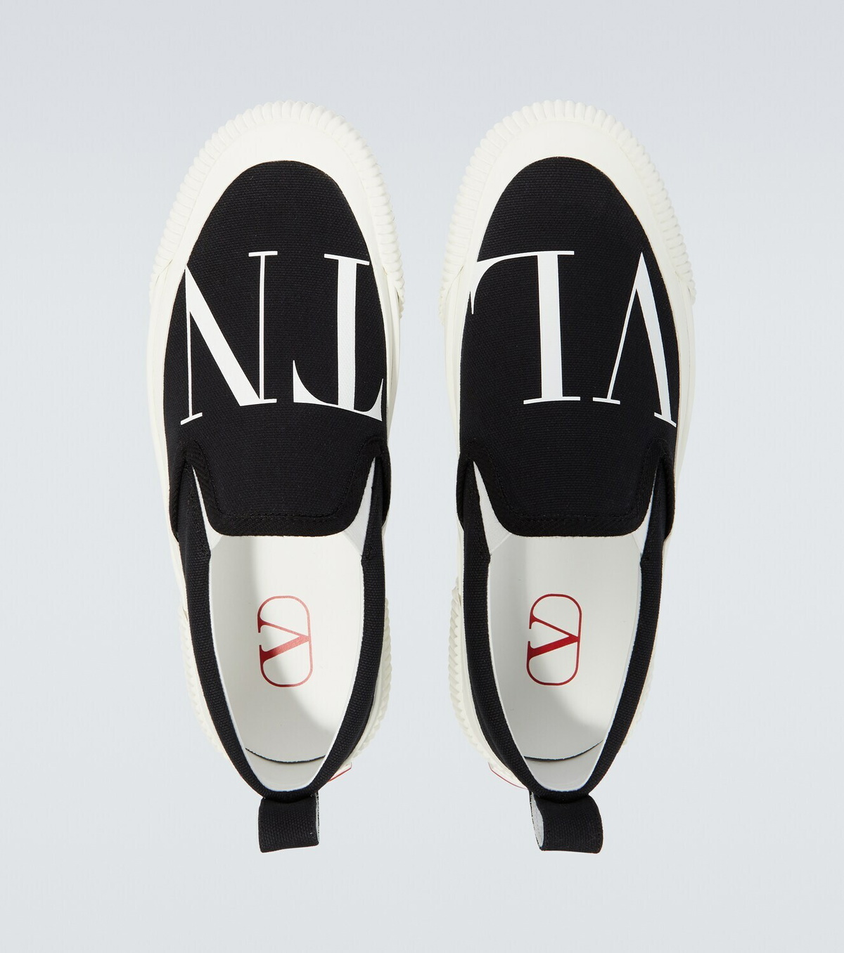 Valentino Garavani VLTN canvas slip-on sneakers Valentino