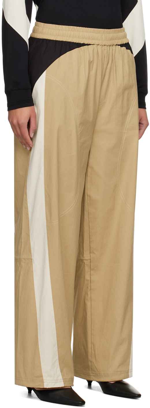 Kijun Tan Blocked Lounge Pants
