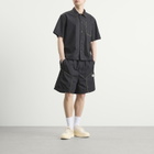 Moncler Men's Contrast Stitch Shorts in Black