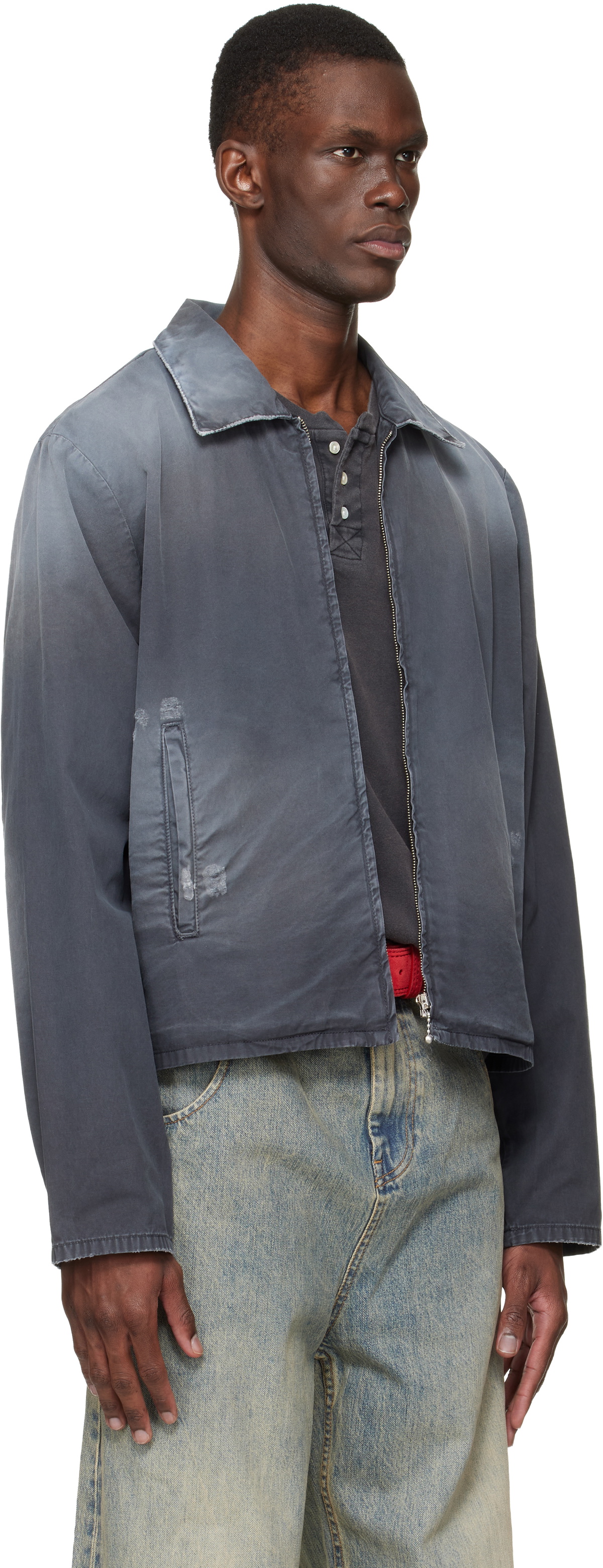 Stockholm (Surfboard) Club Black Cotton Logo Jacket