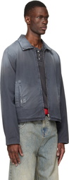 Stockholm (Surfboard) Club Black Cotton Logo Jacket
