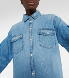 Frame Distressed denim shirt