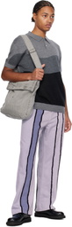 Glass Cypress Gray Knit Polo