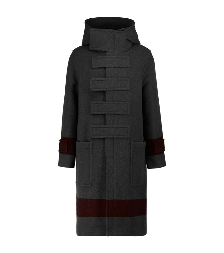 Photo: Burberry - Striped wool duffel coat