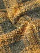 Remi Relief - Checked Cotton-Flannel Shirt - Yellow