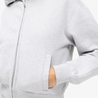 Represent Women's Slim Fit Zip Sweatshirt in Grey Marl