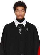 Raf Simons Silver Smiley Edition RS & Smiley Necklace Pendant