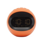 Newgate Clocks Centre of Earth LED Alarm Clock in Orange