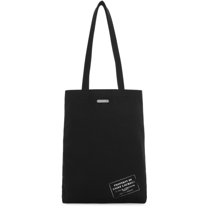 Photo: Saint Laurent Black Property Of Saint Laurent Tote