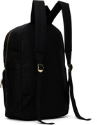 Fred Perry Black Textured Nylon Backpack