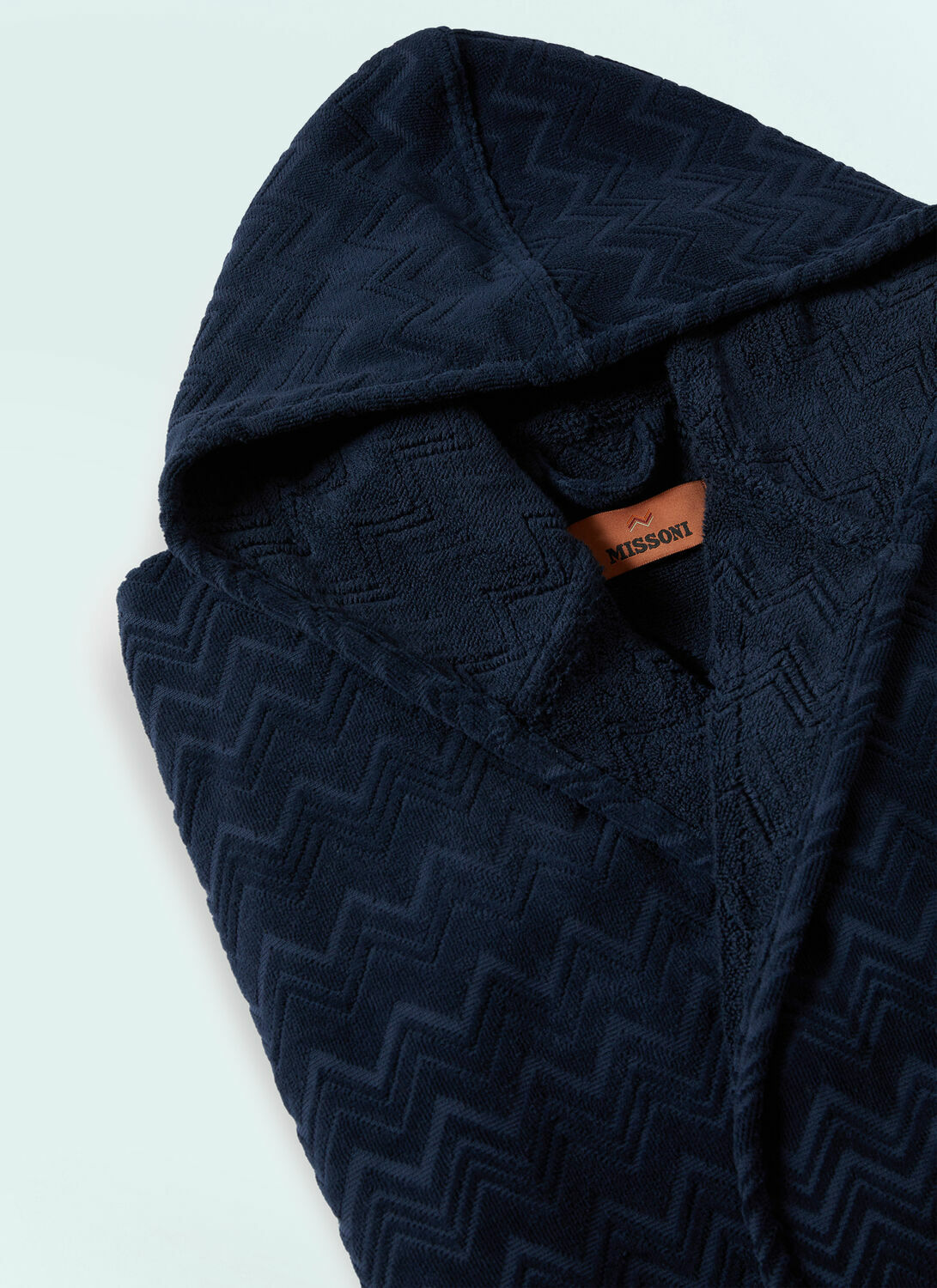 Missoni Chalk Hooded Bathrobe