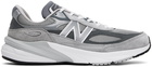 New Balance Gray 990v6 Sneakers