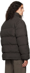 Omar Afridi Brown Noshaq Down Jacket