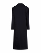 Maje Womens Coat Midnight in Blue