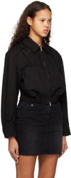 Juun.J Black Cropped Jacket