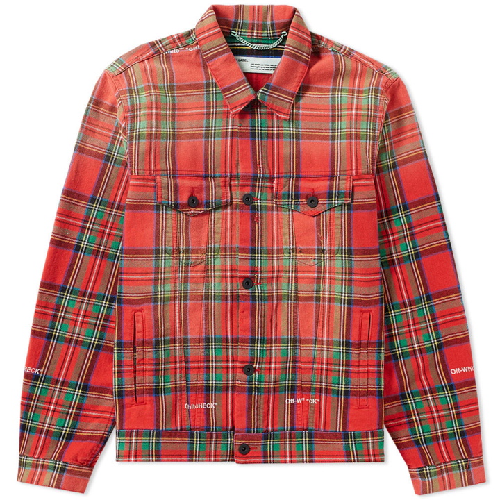 Photo: Off-White Check Over Jacket