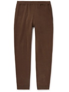 Sunspel - Tapered Cotton-Jersey Sweatpants - Brown