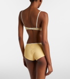 Eres Coconut striped bikini top
