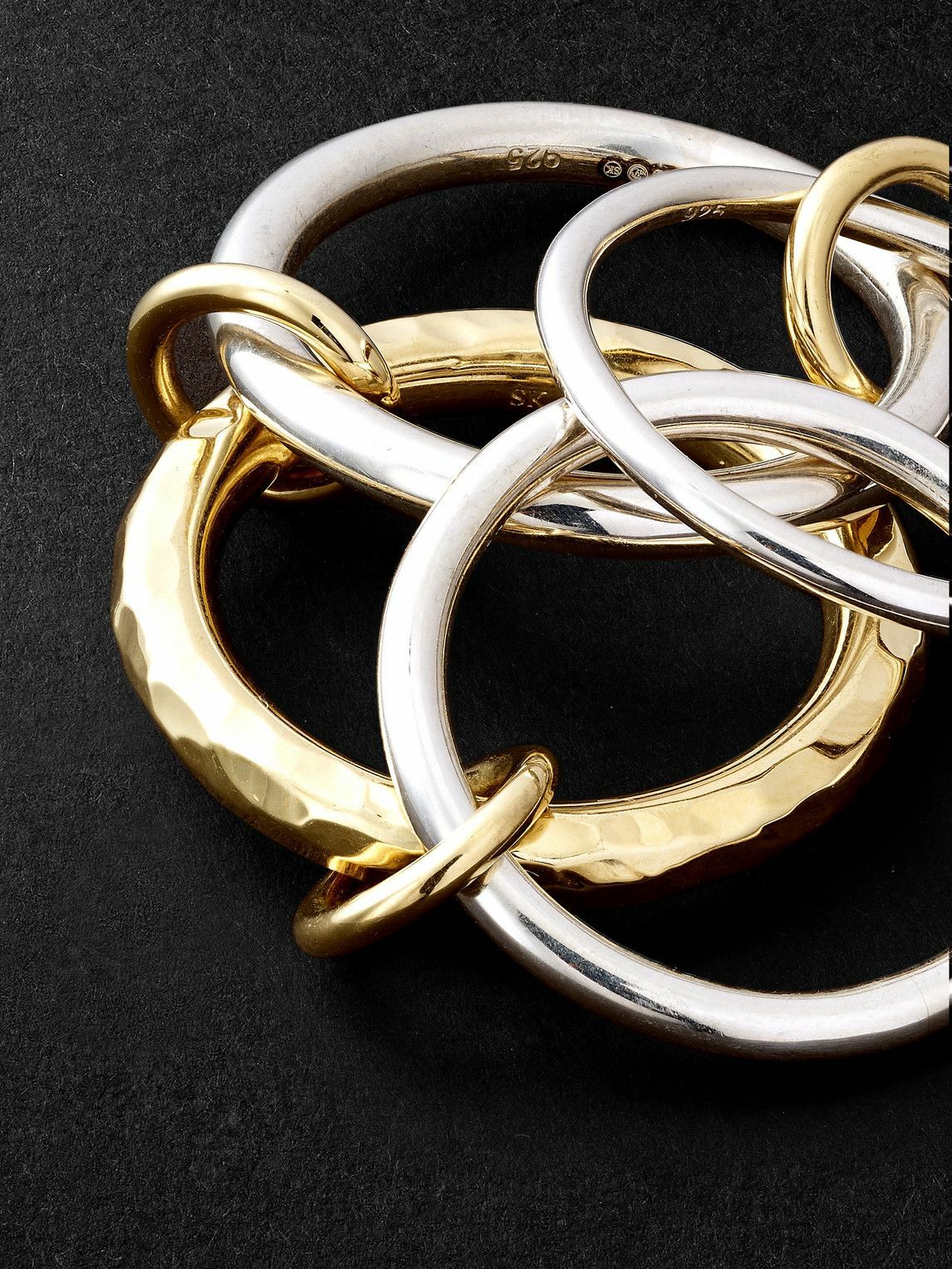 Spinelli Kilcollin - Janssen SG Vulcan Sterling Silver and 18-Karat Gold Ring - Gold