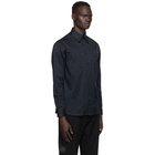 Dunhill Navy Cotton Utility Shirt