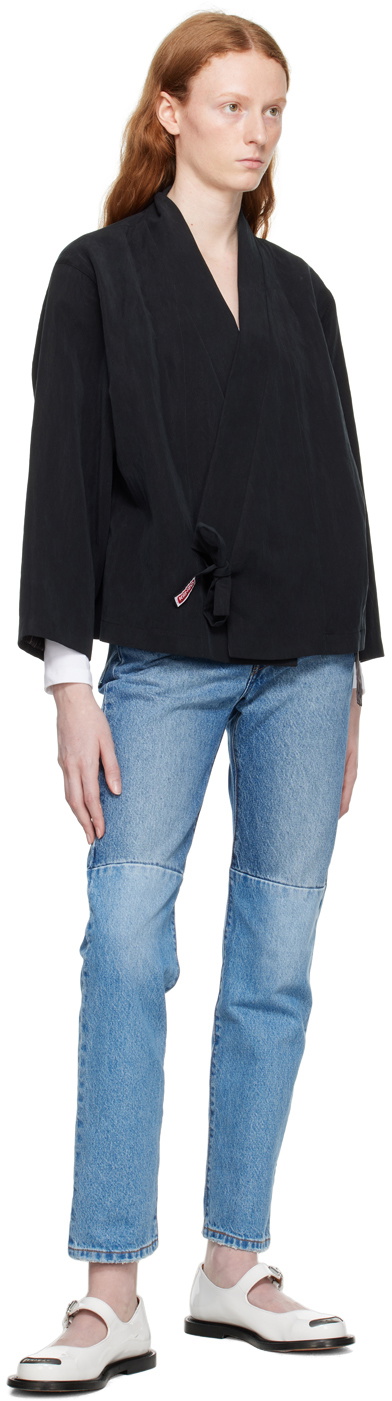 Kenzo Black Kenzo Paris Kimono Jacket