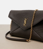 Saint Laurent Cassandre Small leather clutch