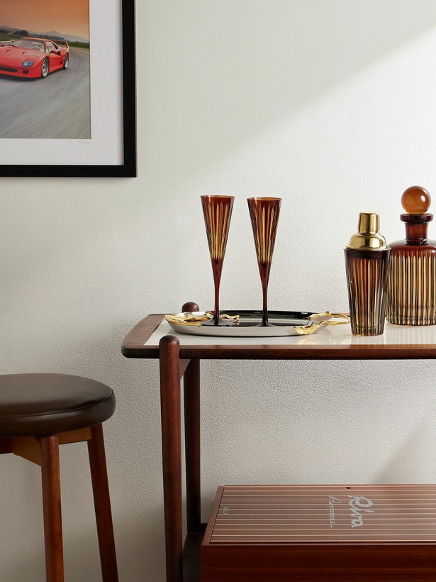 Photo: L'Objet - Prism Set of Four Champagne Flutes