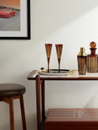 L'Objet - Prism Set of Four Champagne Flutes