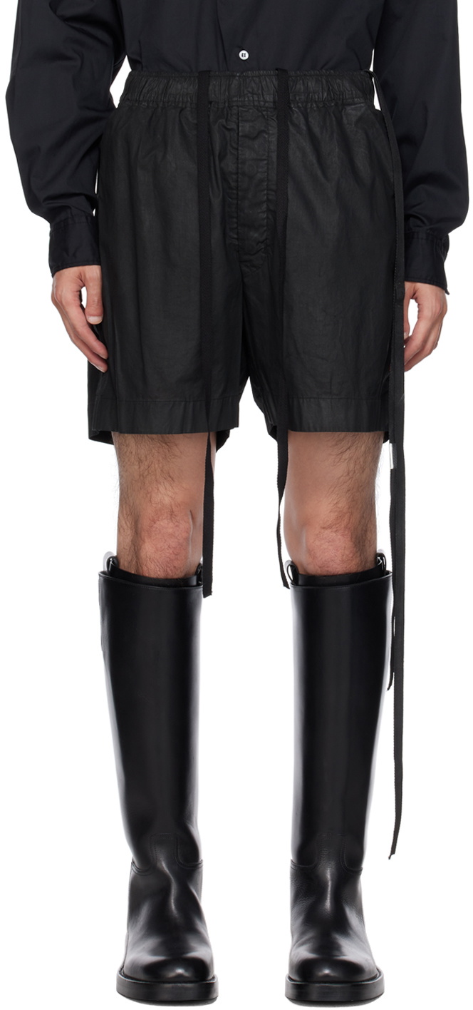 Ann Demeulemeester Black Lucien Shorts Ann Demeulemeester