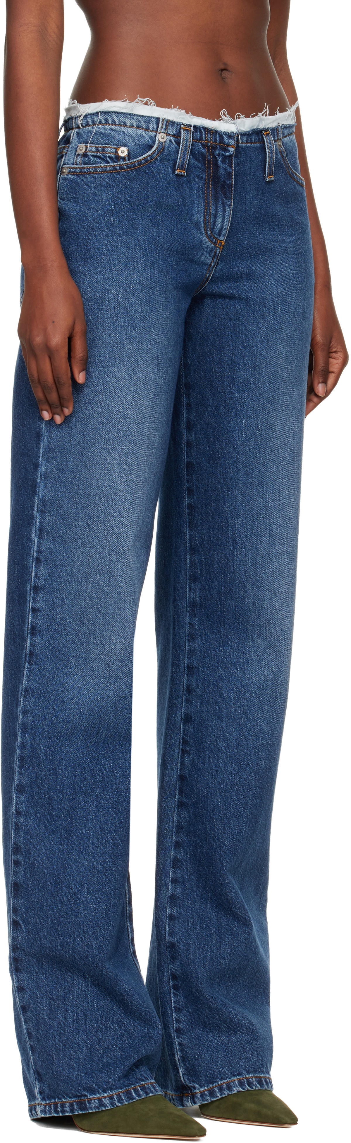 Julie Kegels Blue Po Jeans