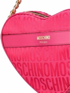 MOSCHINO - Heart Logo Jacquard Top Handle Bag