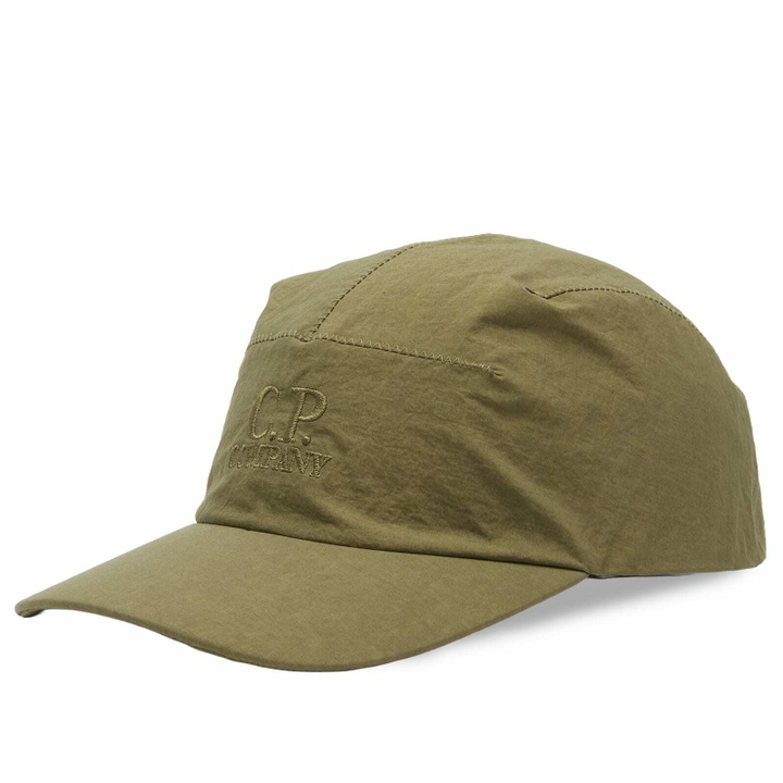 Photo: C.P. Company Men's Paper Touch Baseball Cap in Capers 