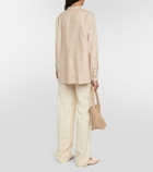 Loro Piana Pleated silk blouse