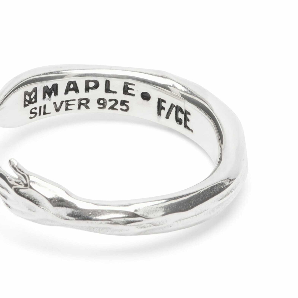 Maple Men's x F/CE. Olive Branch Ring in Silver