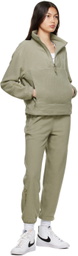 Nike Green Recycled Polyester Lounge Pants