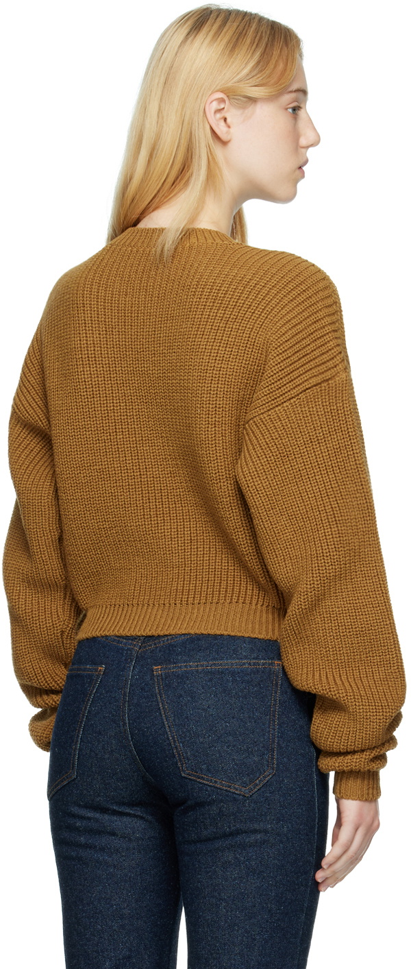 Quira SSENSE Exclusive Brown Raglan Sweater