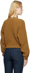 Quira SSENSE Exclusive Brown Raglan Sweater