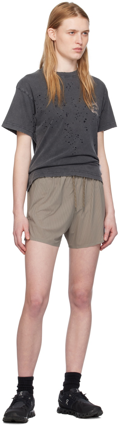 Satisfy Black Ventilated T-Shirt