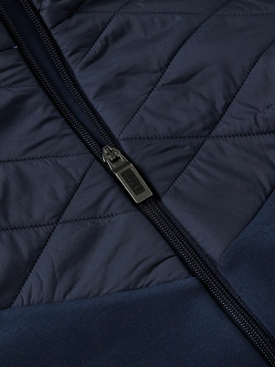 Kjus - Formula Quilted Shell-Trimmed Tech-Jersey Jacket - Blue