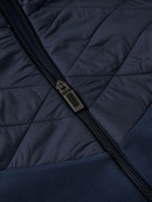 Kjus - Formula Quilted Shell-Trimmed Tech-Jersey Jacket - Blue