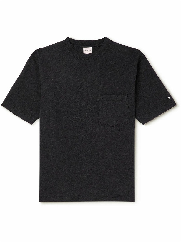 Photo: Snow Peak - Recycled Cotton-Jersey T-Shirt - Black