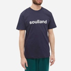 Soulland Men's Chuck Logo T-Shirt in Navy